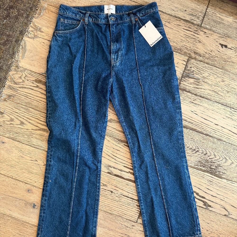 Reformation Mia High Rise Vintage Ankle Bootcut Jeans sz 31 NWT